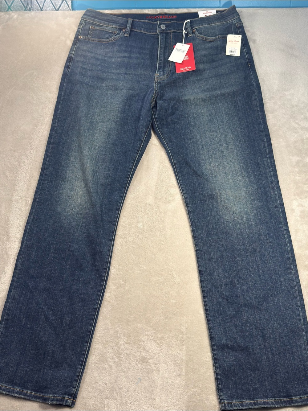 Lucky Brand 363 Vintage Straight Jeans Men's Sz 38x34 NWT Fern Creek Stretch